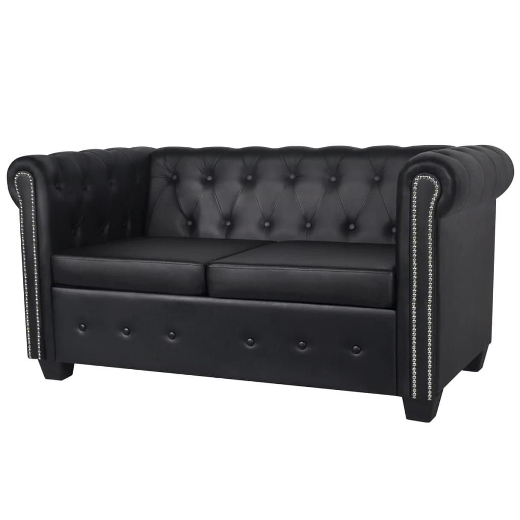 d0102he0ssy.jpg Seater Artificial Leather Black - Image 1